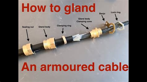 working with armored electrical cable